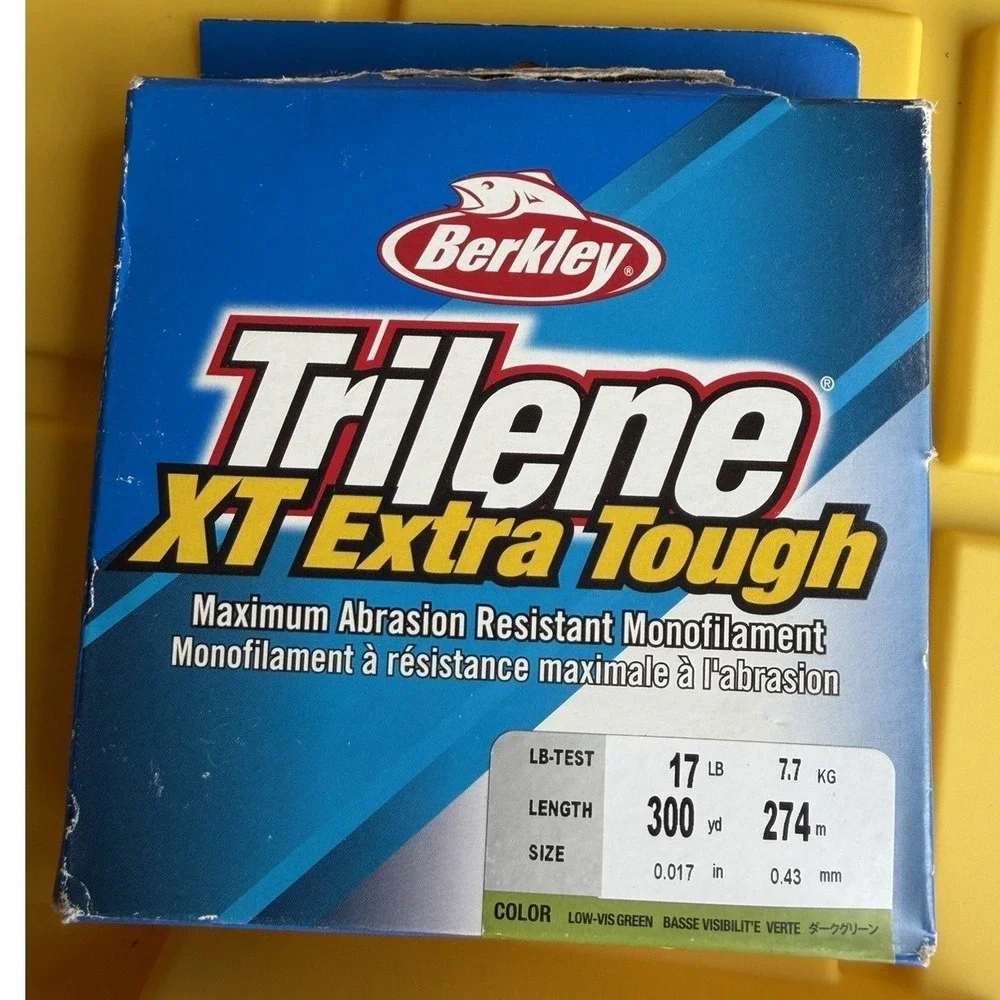 Berkley Trilene XT 300YD Fishing Line Low Vis Green  XTEP-15 17 Lb
